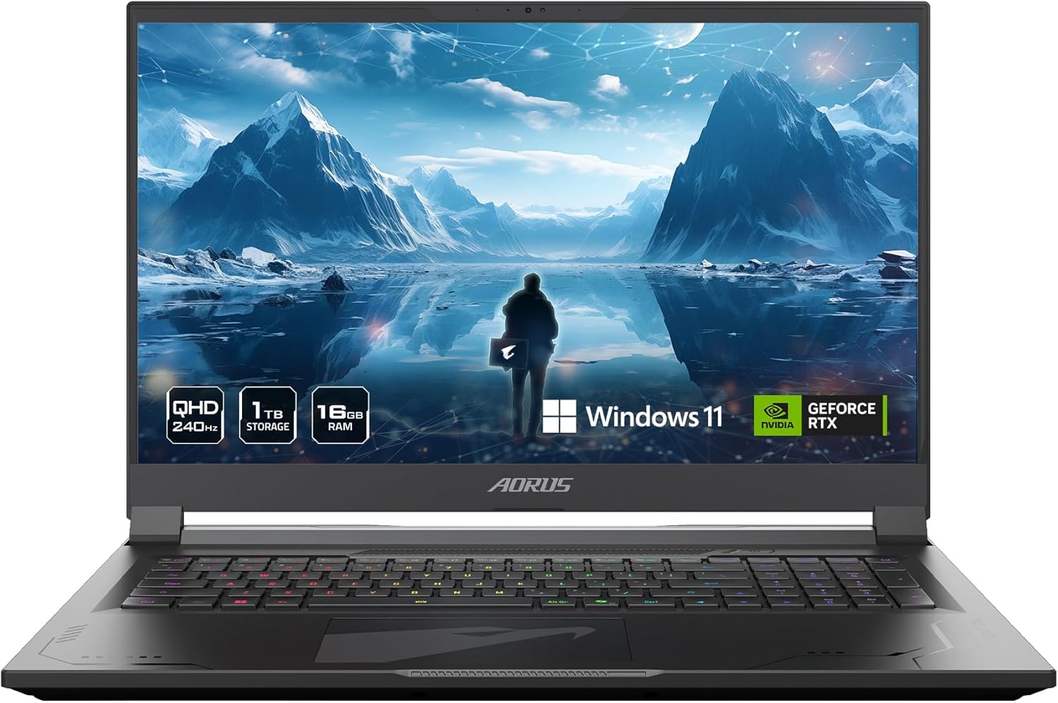 "High-performance laptop used for graphic design and 3D rendering."
